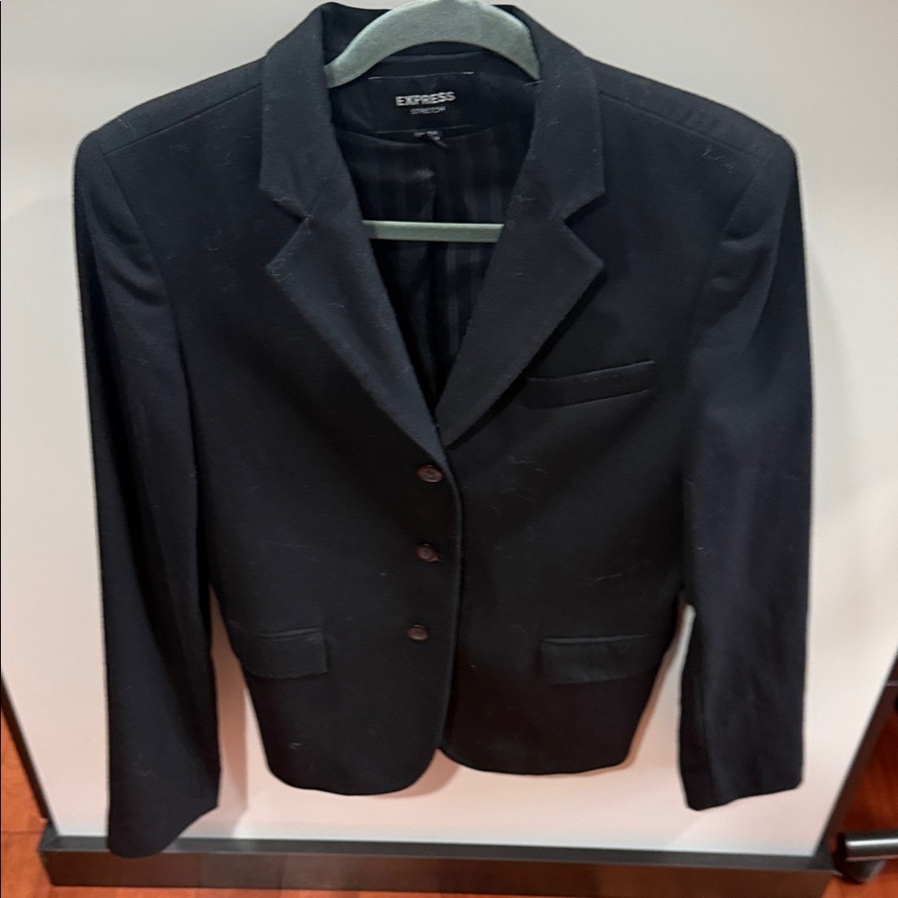 Express Women Classic Black Sport Coat